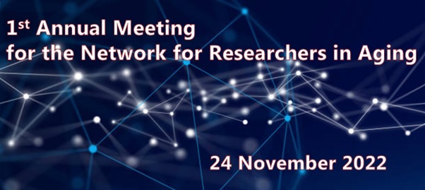 Logo for the 1st Annual meeting for the Network for Researchers in Aging